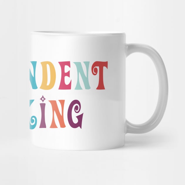 Independent Thinking motivational saying slogan by star trek fanart and more